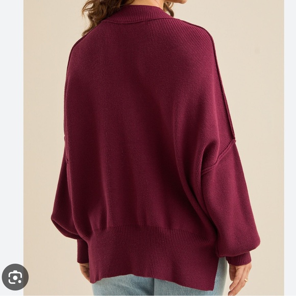 Altar'd State Poly Blend Lydia Mock Neck Sweater - Color Apple Butter - Picture 3 of 7